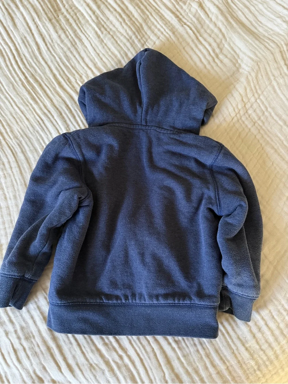 GAP Kids Dark Navy Hooded Zip Fleece Jacket 5T